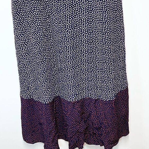 NWT Boden Viscose Lined Navy With Pink Polka Dot Print Womens Sz 18 - Picture 3 of 8